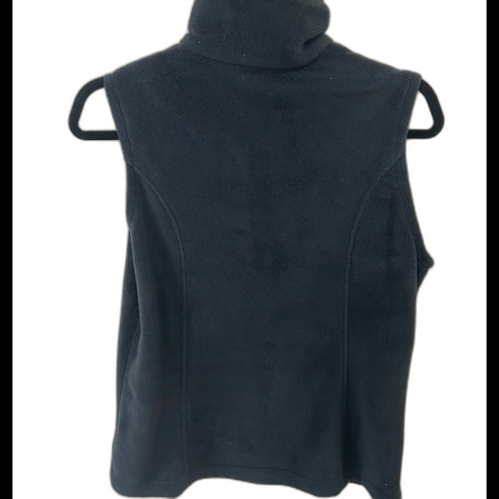 Columbia Vest Women’s Size S Color Black Full Zip Fleece - Picture 4 of 9